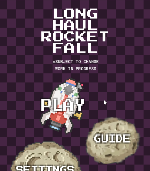 pre-alpha title screen preview